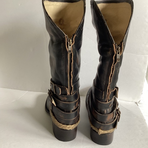 Freebird By Steven Drove Boots Womens Size 9 Brown Leather Cowgirl Festival - Picture 3 of 14